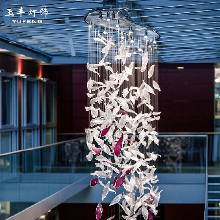 Glass art crystal lamp