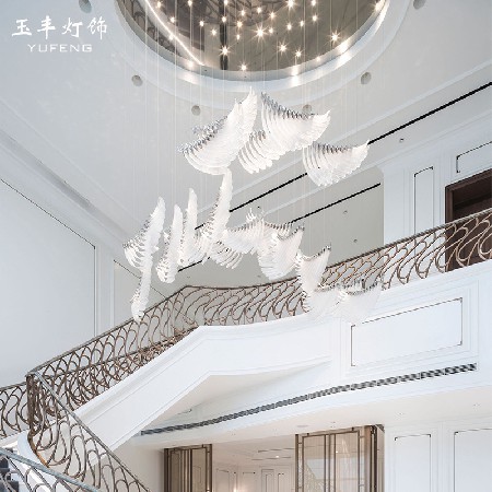 Lobby luxury villa lamp